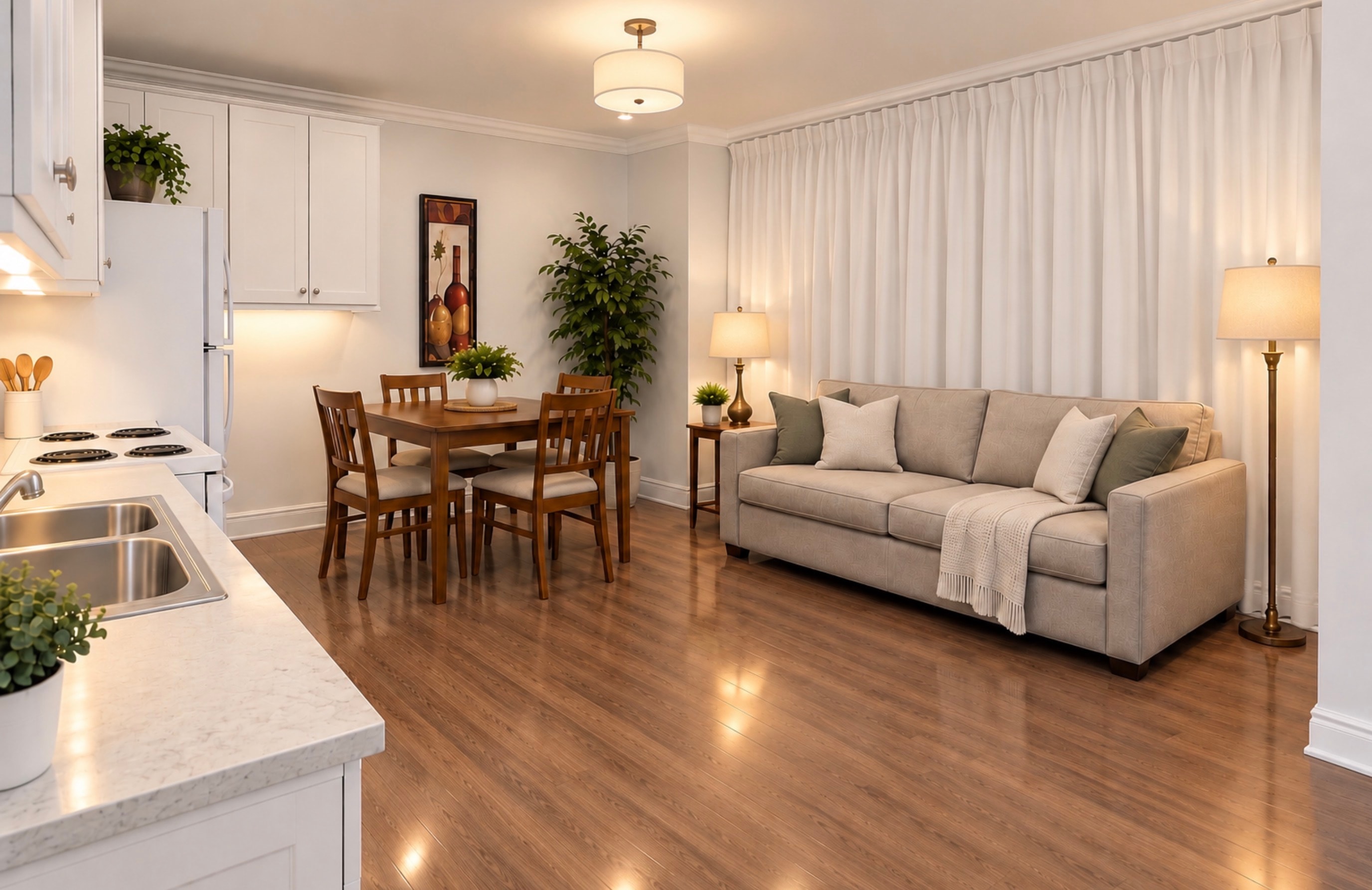 W-2 dining area