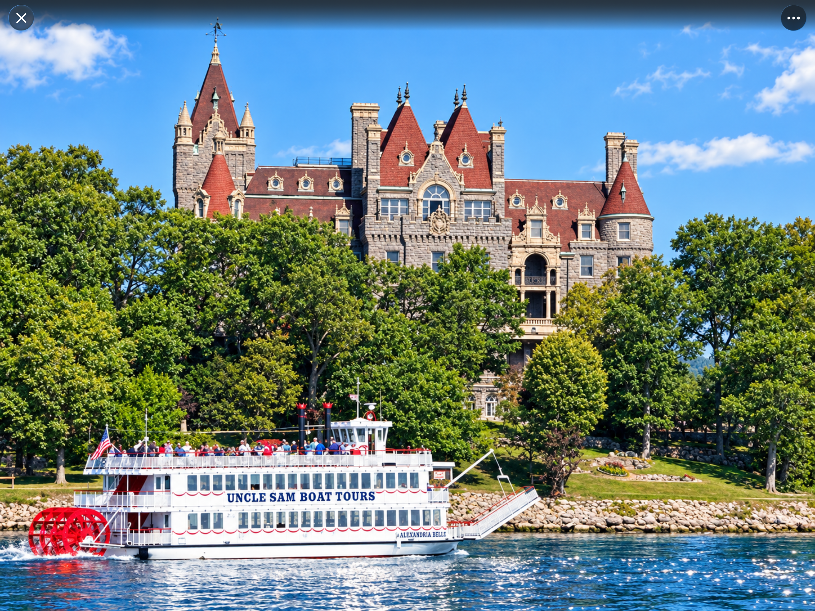 BOLDT CASTLE ON HEART ISLAND