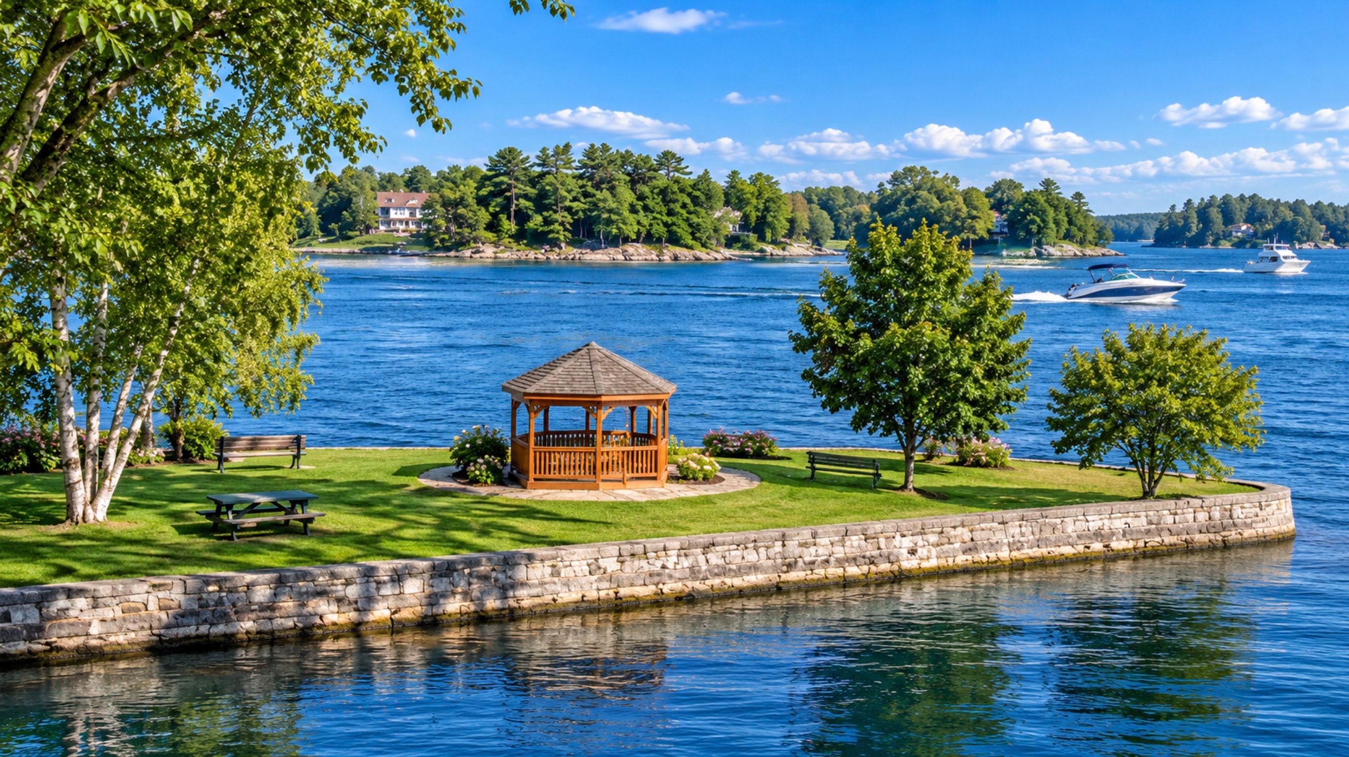 AT THE ALEX BAY VILLAGE PARK, CASINO ISLAND IS SPECTACULAR walking distance from the ISLANDER